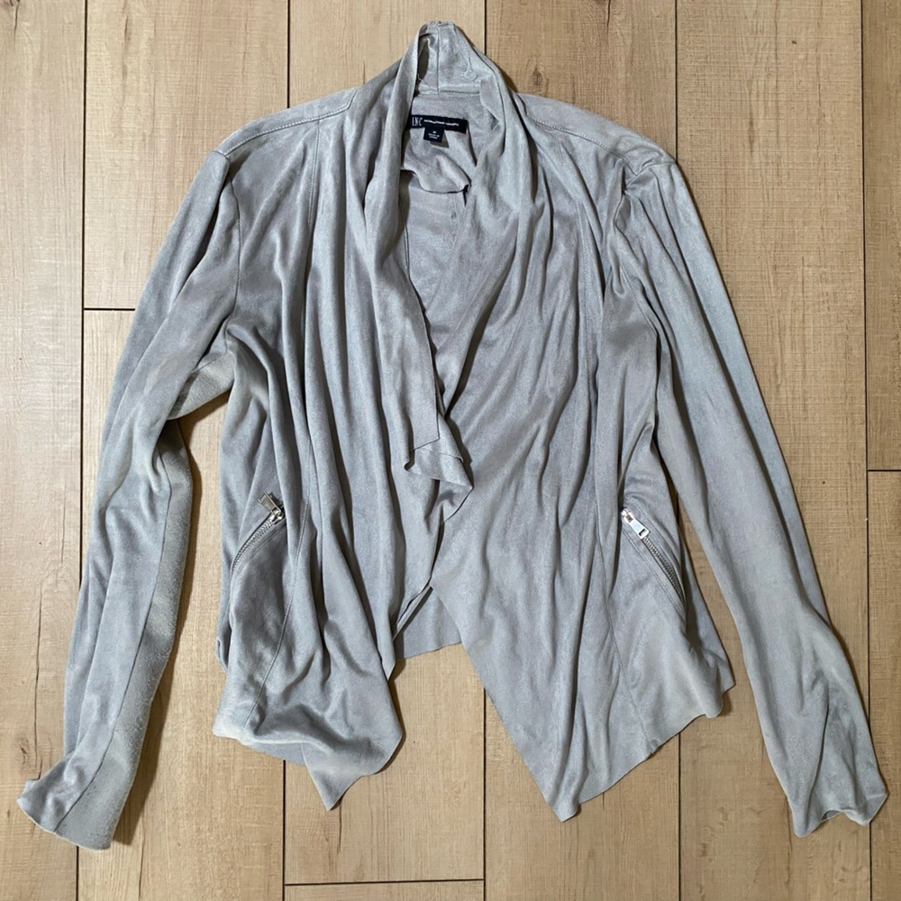 INC International Concepts Gray Utility Jacket